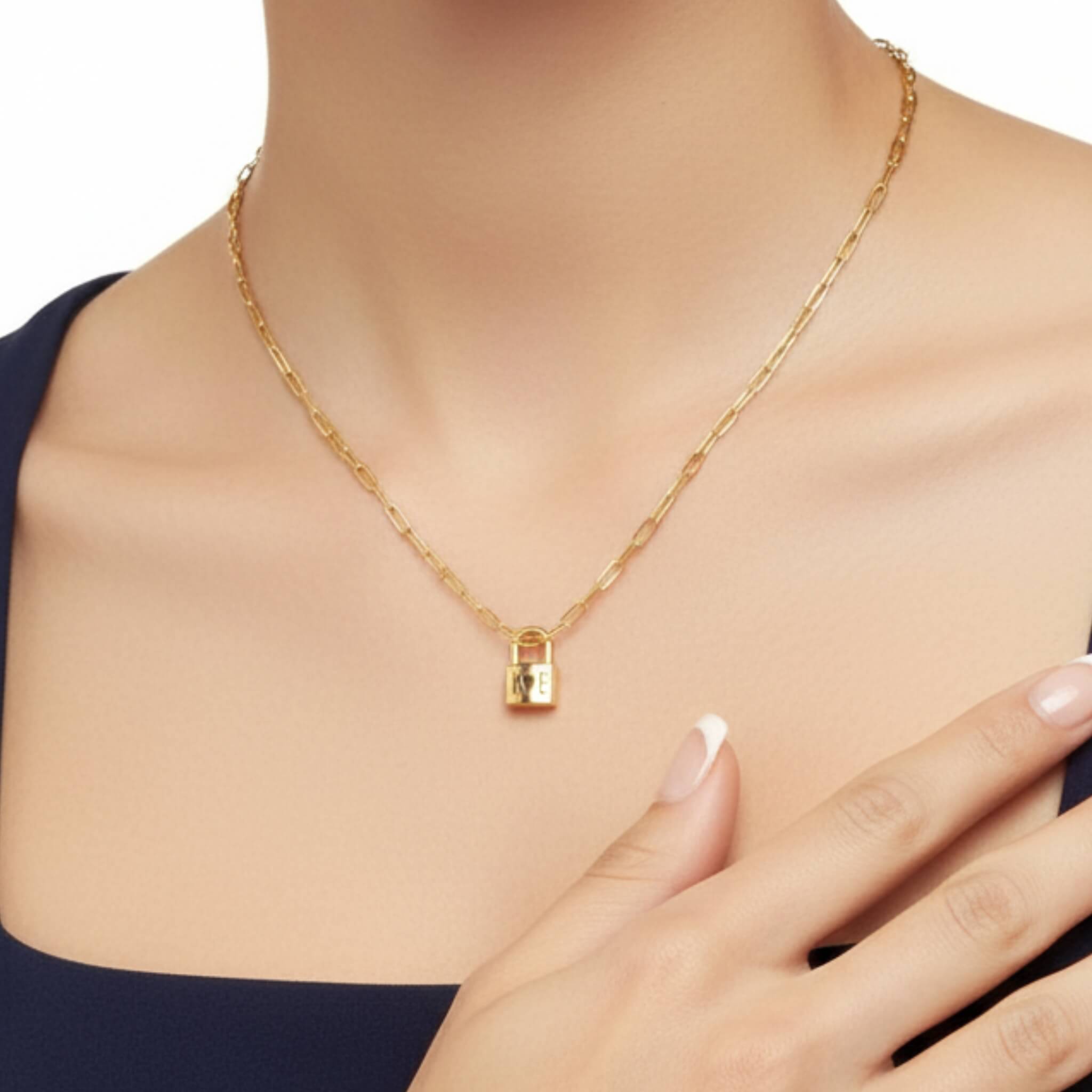 Personalised Lock Necklace