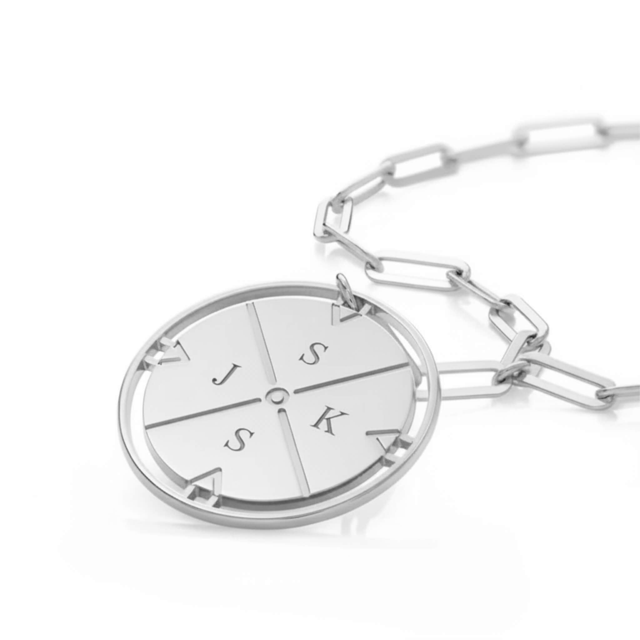 Personalised Compass Necklace