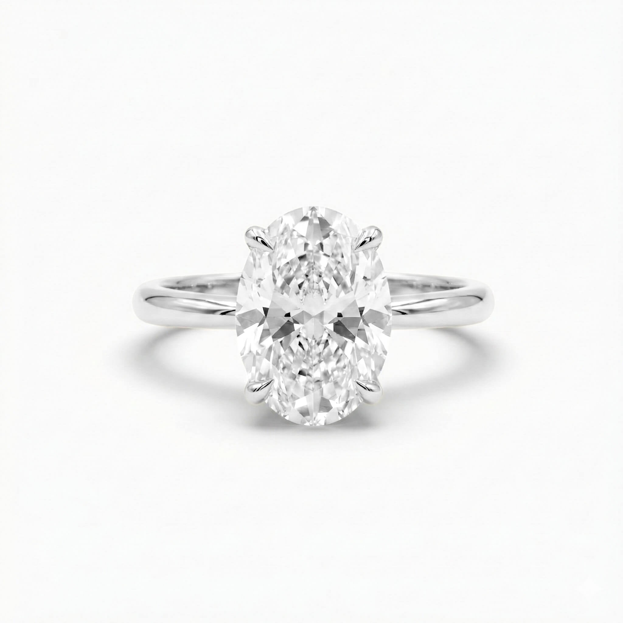 Oval Solitaire Ring