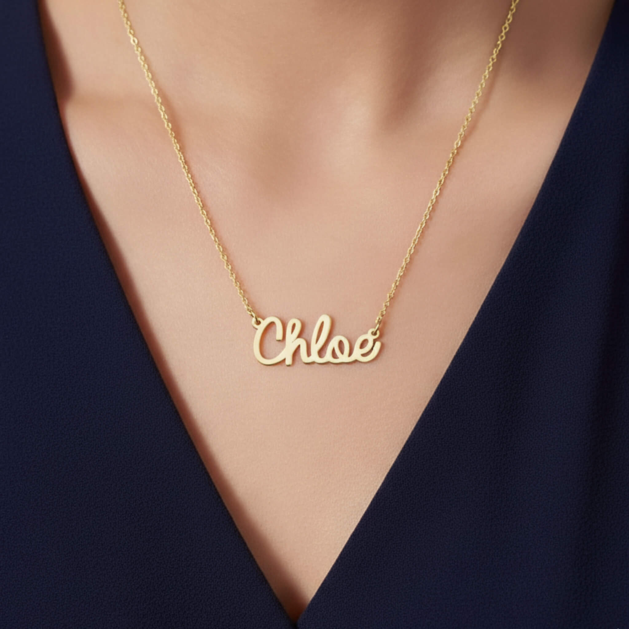 Personalised Cursive Name Necklace
