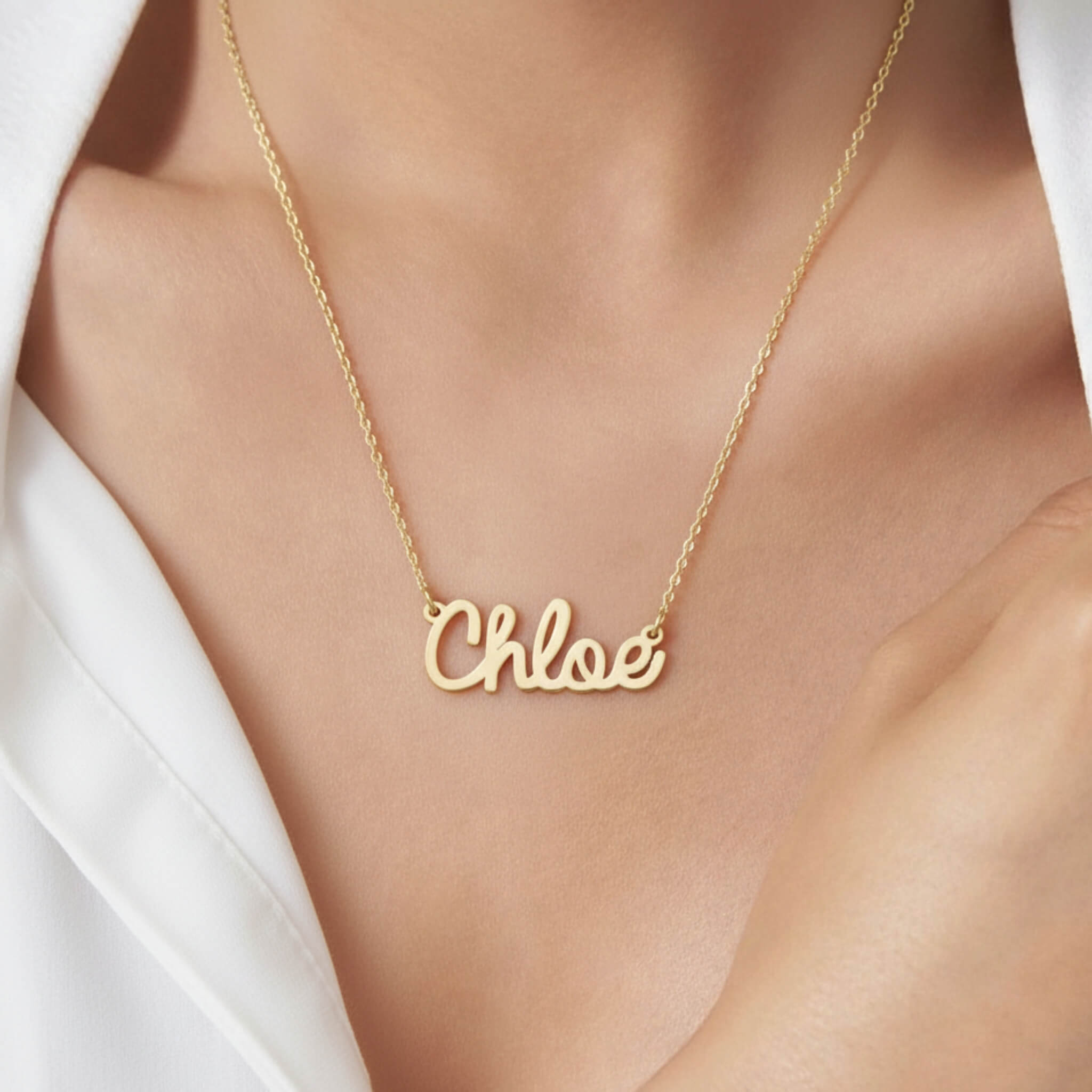 Personalised Cursive Name Necklace