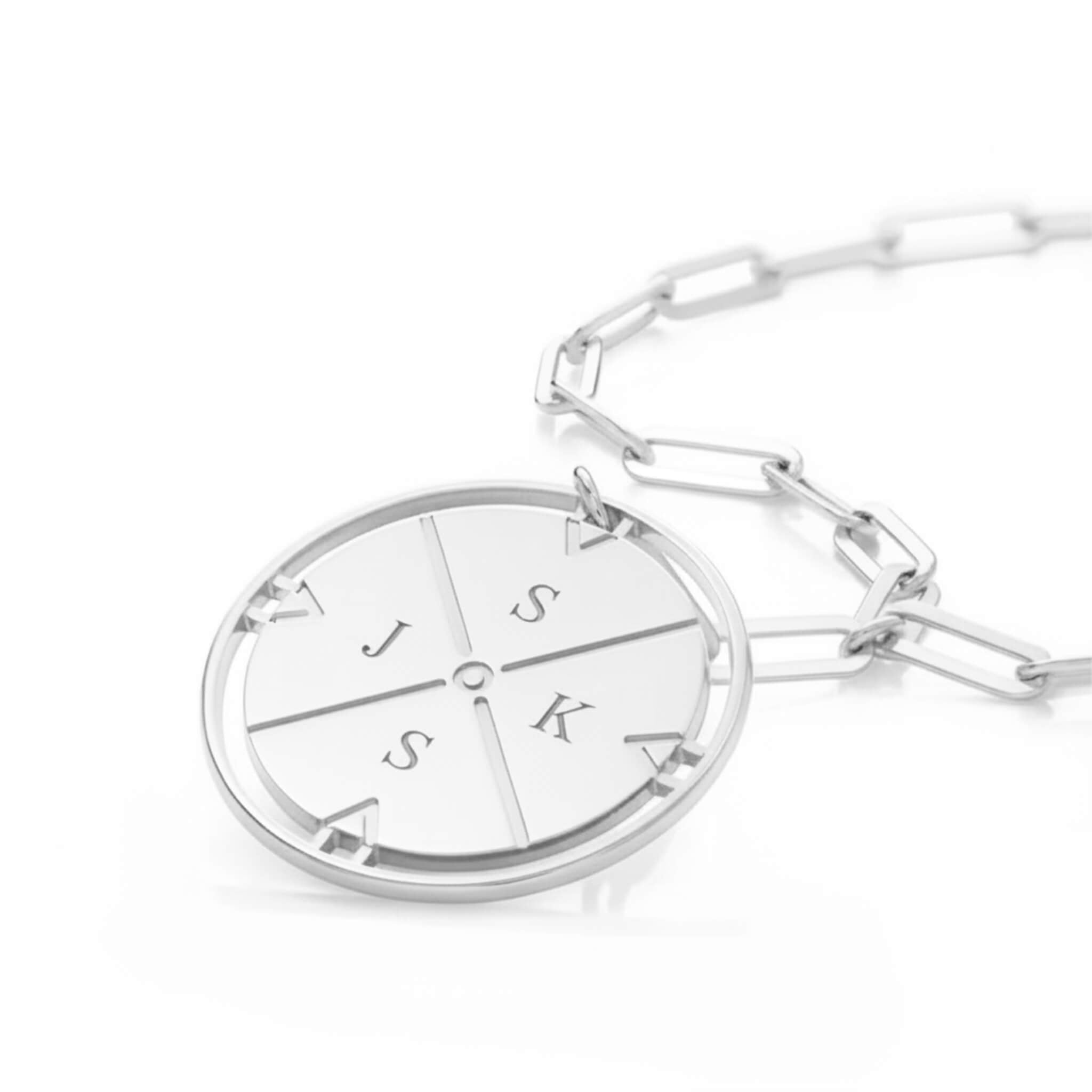 Personalised Compass Necklace